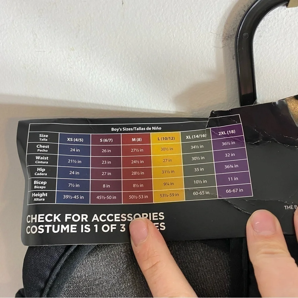 Batman costume nwt